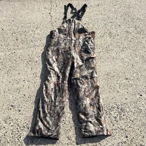 Natural Gear Overalls Hunting Bibs Mens 2XL Multi Camo Quilted Lined Heavyweight